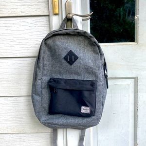 Herschel Gray and Black Backpack
